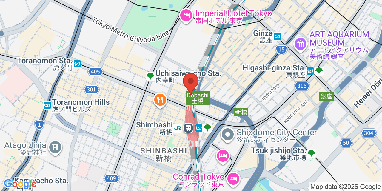 Map of Japan, 〒105-0004 Tokyo, Minato City, Shinbashi, 1 Chome−3−10 1F