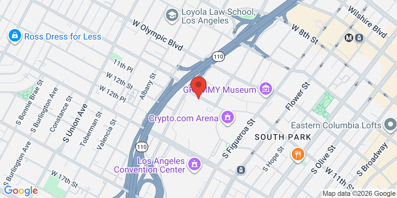 Map of 34.044574140127494, -118.26928784716627