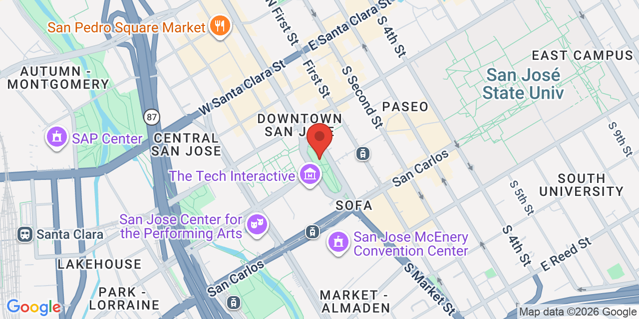 Map of 37.332486,-121.889845
