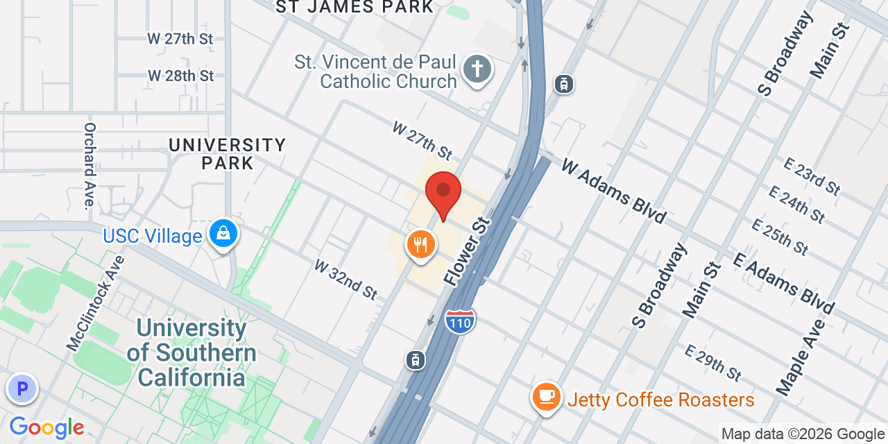 Map of 901 Bar & Grill, 2902 S Figueroa St, Los Angeles, CA 90007
